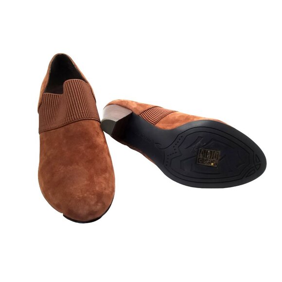 David Tate women's Brown Suede Leather Pump Size US 6.5w. - Picture 6 of 6